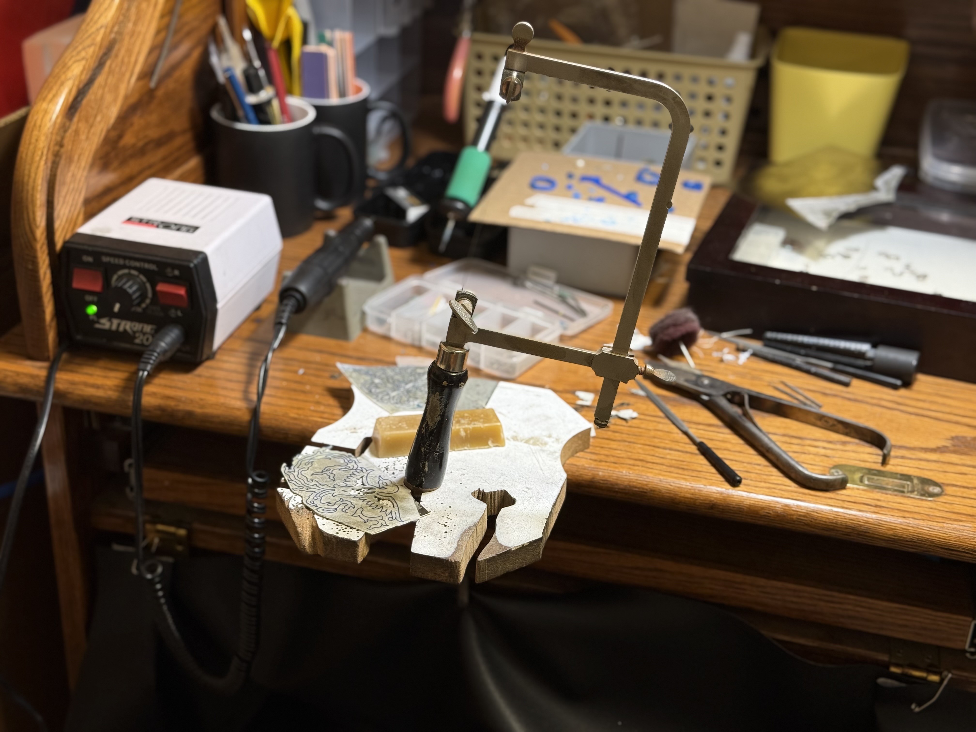 Inside the jewellery studio
